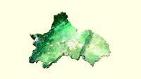 CHENGDU CITY 3D Terrain Digital Elevation Model