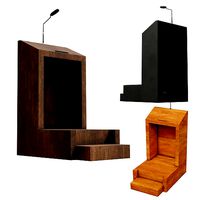 Old Pedestal Lectern Podium many PBR Options Textures
