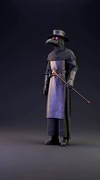 Plague doctor customizable 2 poses