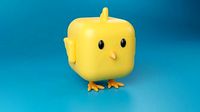 Cute cartoon Chick 3d stylized Character animal 3D model