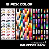 18 PICK COLOR PALETTES PAC