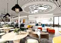 Multiple perspectives Office Interior