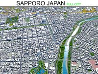 Sapporo City in Hokkaido Japan
