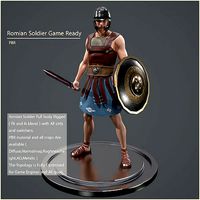 Rigged Roman Soldier Game Ready