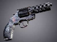 Makeshift Revolver Post Apocalyptic Pistol FPS Game Ready Asset