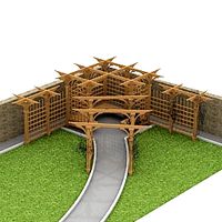 Arbour 3D Model