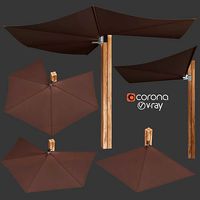 Wall-mounted Garden umbrella