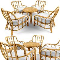 Mastholmen 4 Seat Conversation Set Outdoor