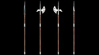 Halberd PBR Low Poly
