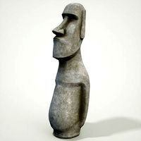 Moai statue 4k  Bonus Printable