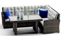 Latina Outdoor Rattan CornerSofa Set