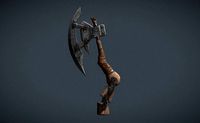 Axe Low-poly Asset 3d Model PBR