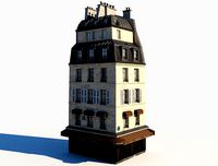 Corner paris building