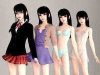 Aoi various outfit pose 01