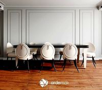 Table with chairs by Turri