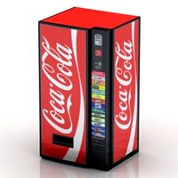 Coke Machine 3D Model
