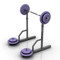 Barbell 3D Model