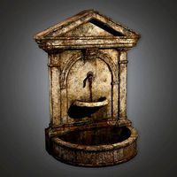 CEM - Cemetery Fountain 18 - PBR Game Ready