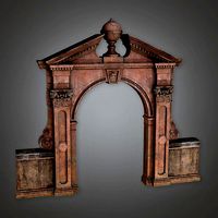 CEM - Cemetery Gate 3 - PBR Game Ready