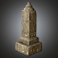 CEM - Grave Stone Cemetery 34 - PBR Game Ready