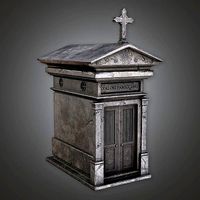 CEM - Cemetery Mausoleum 01 -PBR Game Ready