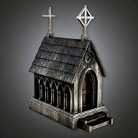 CEM - Cemetery Mausoleum 03 - PBR Game Ready