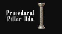 Procedural pillar column generator Hda