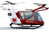 Medical Ambulance Drone with Interior