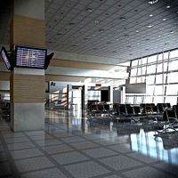 Airport Departures Lounge