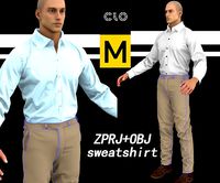 Business Man Shirt Khaki pants Marvelous Designer Zprj project
