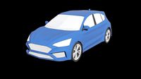 Low Poly Ford Focus