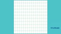 PAPEL DE PAREDE CELULOSE LOSANGOS VERDE - MIMOO TOYS