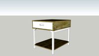 Rustic/modern sidetable