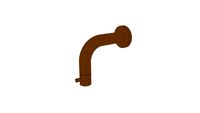 JEE-O slimline cold water tap - bronze