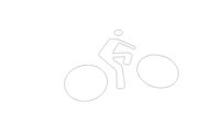 Symbole vélo piste cyclable