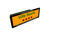 Panneau 'ville fleurie' 4 fleurs