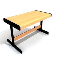 Desk 3D Model