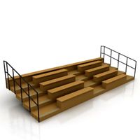 Bleachers 3D Model
