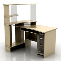 Computer table 3D Model