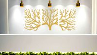 Metal Wall Art - Three of Life (150x63 cm) - Cadchy