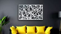 Metal Wall Art - Blurry Lines (100x63 cm) - Cadchy