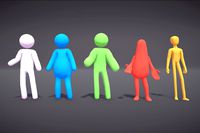 Ultimate Hypercasual Characters (43 BodyTypes)
