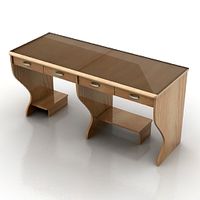 Desk 3D Model