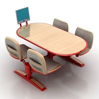 Bowling table 3D Model