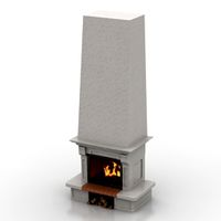 Fireplace 3D Model