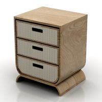 Bedside table 3D Model