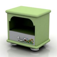 Bedside table 3D Model