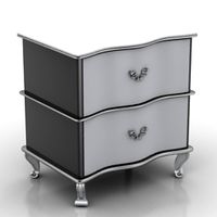 Bedside table 3D Model