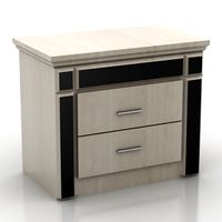 Bedside table 3D Model