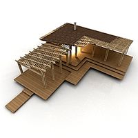 Pergola 3D Model